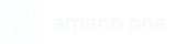 amann one Logo hellgrau auf transparent